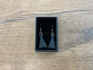 Earrings: Tapatoru Pounamu Earrings