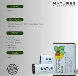 Rongoa Beauty: Kawakawa & Pineapple soap