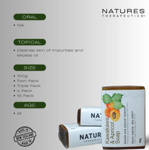 Kawakawa & Apricot Soap