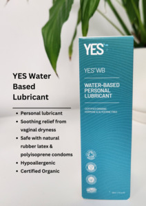 Products: YES Water Based Personal Lubricant 50ml - Leanne Wait - Pelvic Health @Inside Out Physiotherapy
