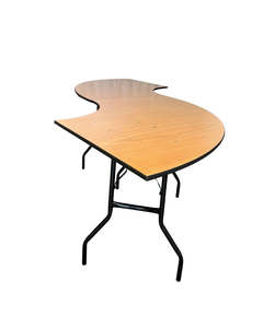 Serpentine Trestle Table