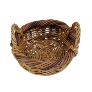 Serving Items - Insphire Wedding, Party and Event Hire: Cane Basket Round Handle 24cm
