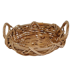 Cane Basket Oval Handles 30cm