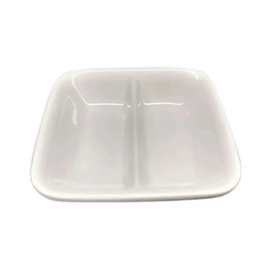 Serving Items - Insphire Wedding, Party and Event Hire: Oil Dish Divided Melamine