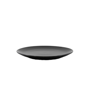 Dinnerware: Black Coupe Entree Plate 23cm