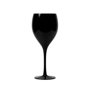 Glassware: Black Wine Glass 400ml