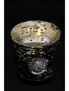 Products: Tea Light Antique Silver Jewelled