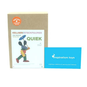 Toys & Games: Wooden construction toys for kids - Quiek die Maus