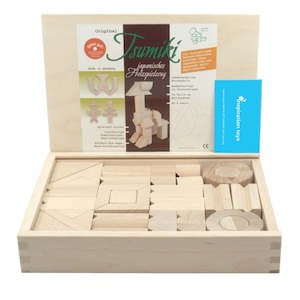 Wooden Construction Toys: Wooden puzzle blocks for families - Tsumiki