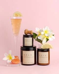 Nola: NŌLA Pink Champagne & Guava Candle