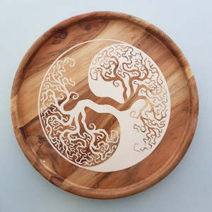 Yin Yang Tree Offering Tray (approx. 30x2.5cm)