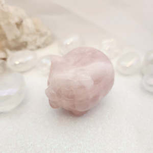Rose Quartz Pig (approx. 4.8x3.7cm)