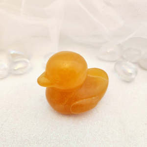 Orange Calcite Ducky (approx. 4.7x4.3cm)