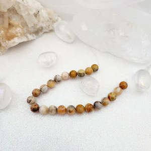 Beads Other Crafts: Crazy Lace Agate Bead Strand (approx. 22 x 8mm beads)