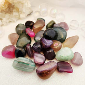Dyed Agate Tumble (assorted sizes and colours)