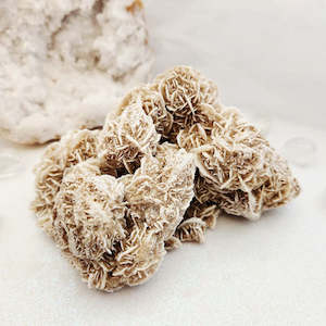 Crystals Fossils: Desert Rose Cluster (approx. 14.1x9cm)