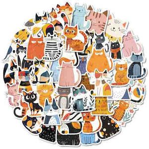 Beads Other Crafts: Puddy Tat aka Cat Self Adhesive Sticker (assorted designs)