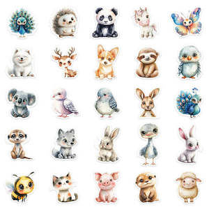 Beads Other Crafts: Cute Critter Self Adhesive Sticker (assorted designs)