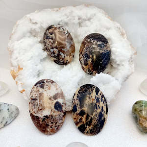 Beads Other Crafts: Black Opal Cabochon (assorted)