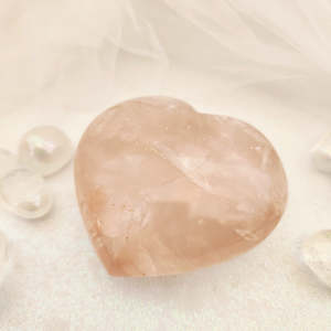 Rose Quartz Heart (approx. 7.5x8x3cm)