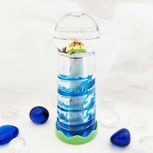 Aqua World Turtle Liquid Timer Kaleidoscope (approx. 13x5cm)