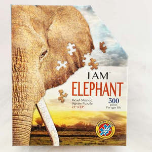 Everything Else: I AM ELEPHANT MaDD CaPP Puzzle (300 pieces)
