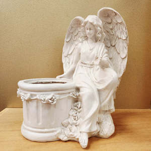 Inspirational Heartfelt Gifts: Guardian Angel Pot Holder (approx. 27x24cm)