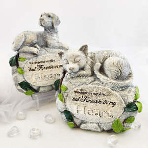 Inspirational Heartfelt Gifts: No Longer By My Side... Pet Memorial (dog or cat. approx. 16-20x17cm)