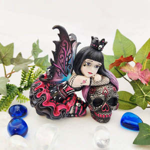 Mystical Magical: Lolita Fairy w. Skull (approx. 11x10.8cm)