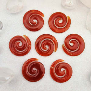 Carnelian Koru Pendant (assorted)