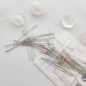 Head Pins, Stainless Steel, Pack of Approx. 50