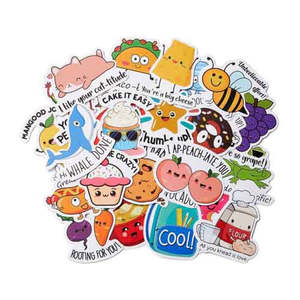 Beads Other Crafts: Cute Inspirational Self Adhesive Sticker (assorted designs)