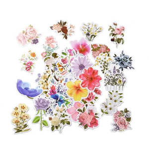 Beads Other Crafts: Flower Self Adhesive Sticker (assorted designs)