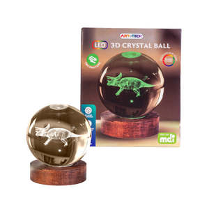 Triceratops 3D LED/USB Colour Changing Lamp (approx. 9.5x8cm)