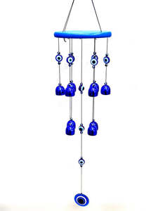 World Spirituality: Blue Eye aka Evil Eye Windchime