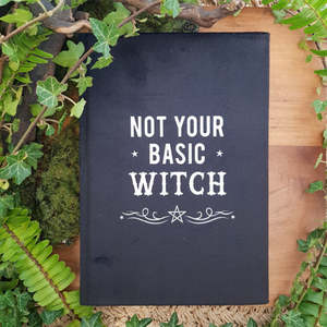 Not your Basic Witch Velvet A5 Notebook