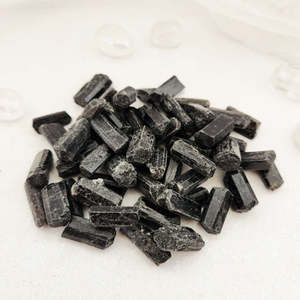 Raw Black Tourmaline Rod, Assorted