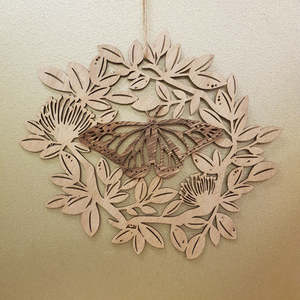 Butterfly Wall Art 29x26cm