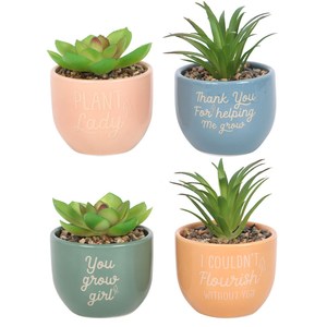 Mini Plant Pot - Artificial - 4 different designs
