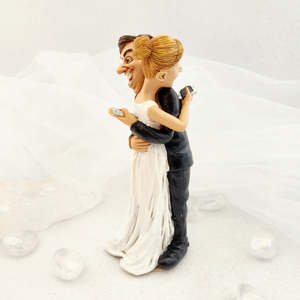 Newly Weds with Cell phones