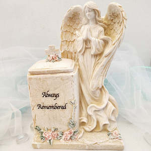 Always Remembered Angel Memorial Urn (approx. 26cm)