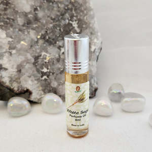 Personal Health Items: White Sage Roll-on Perfume Oil (Kamini 8ml)