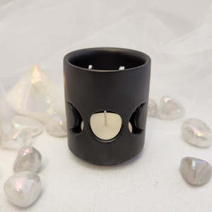 World Spirituality: Triple Moon Cut Out Tealight Holder
