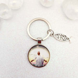 World Spirituality: Jesus Keyring