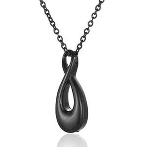 Jewellery Other Accessories: Infinity Memorial Keepsake Pendant Necklace | Ashes Jewellery | Stainless Steel