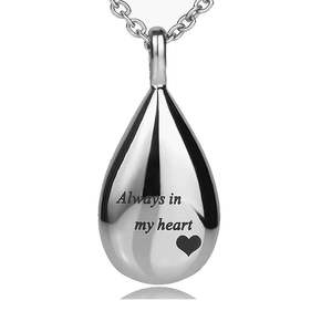 Memorial Keepsake Pendant Necklace | Always in My Heart | Ashes Jewellery