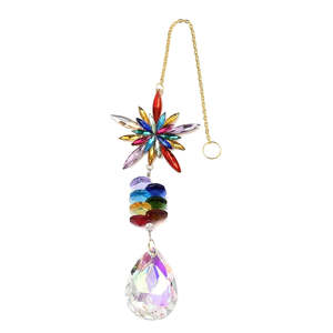Hanging Gifts: Starburst Crystal Suncatcher | Colourful Window Hanging