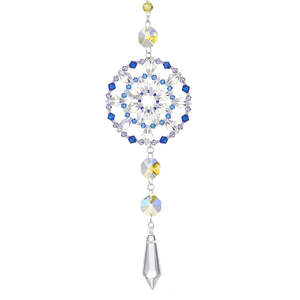 Hanging Gifts: Mandala Crystal Suncatcher | Rainbow Maker for Windows
