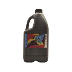 Primary School: Tempera Paint - Black 2L Bottle