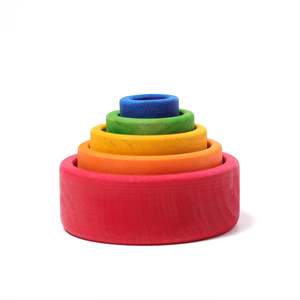 Grimm's Red Set of Bowls